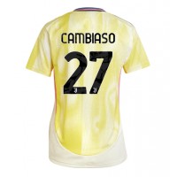 Juventus Andrea Cambiaso #27 Vieraspaita Naiset 2024-25 Lyhythihainen